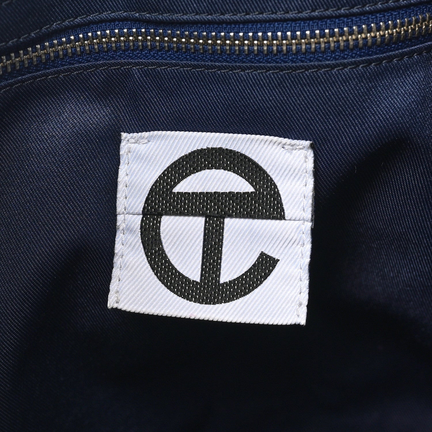 Telfar Vegan Leather Large Shopping Bag Navy 6 of 10