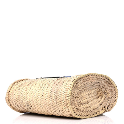 Loewe Raffia Basket Tote Bag Cream Multi 4 of 9