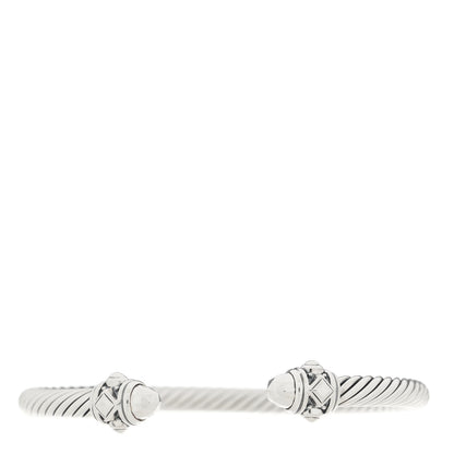 David Yurman Sterling Silver 5mm Cable Renaissance Bracelet 1 of 3