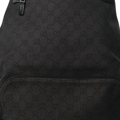 Gucci Denim Monogram Medium Backpack Black 8 of 12