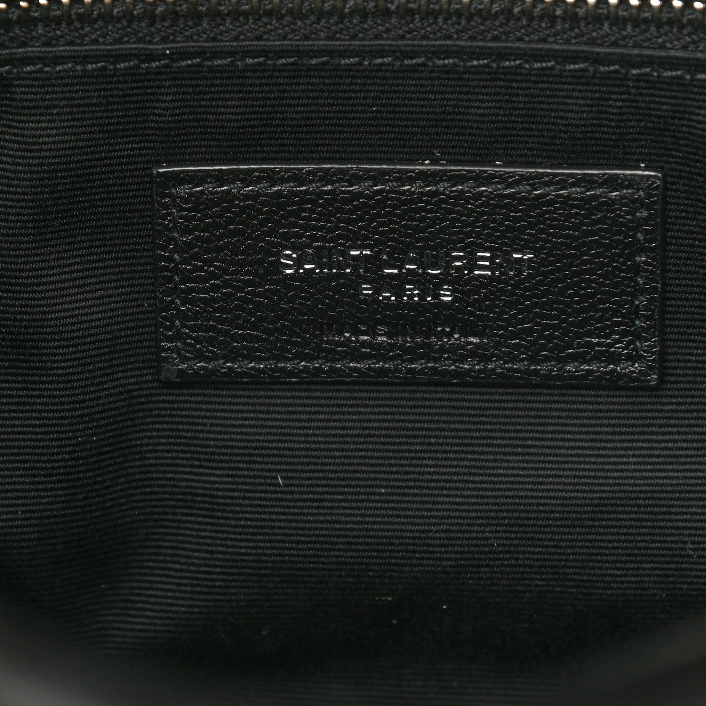 Lambskin Quilted Toy Loulou Puffer Monogram Chain Satchel Black