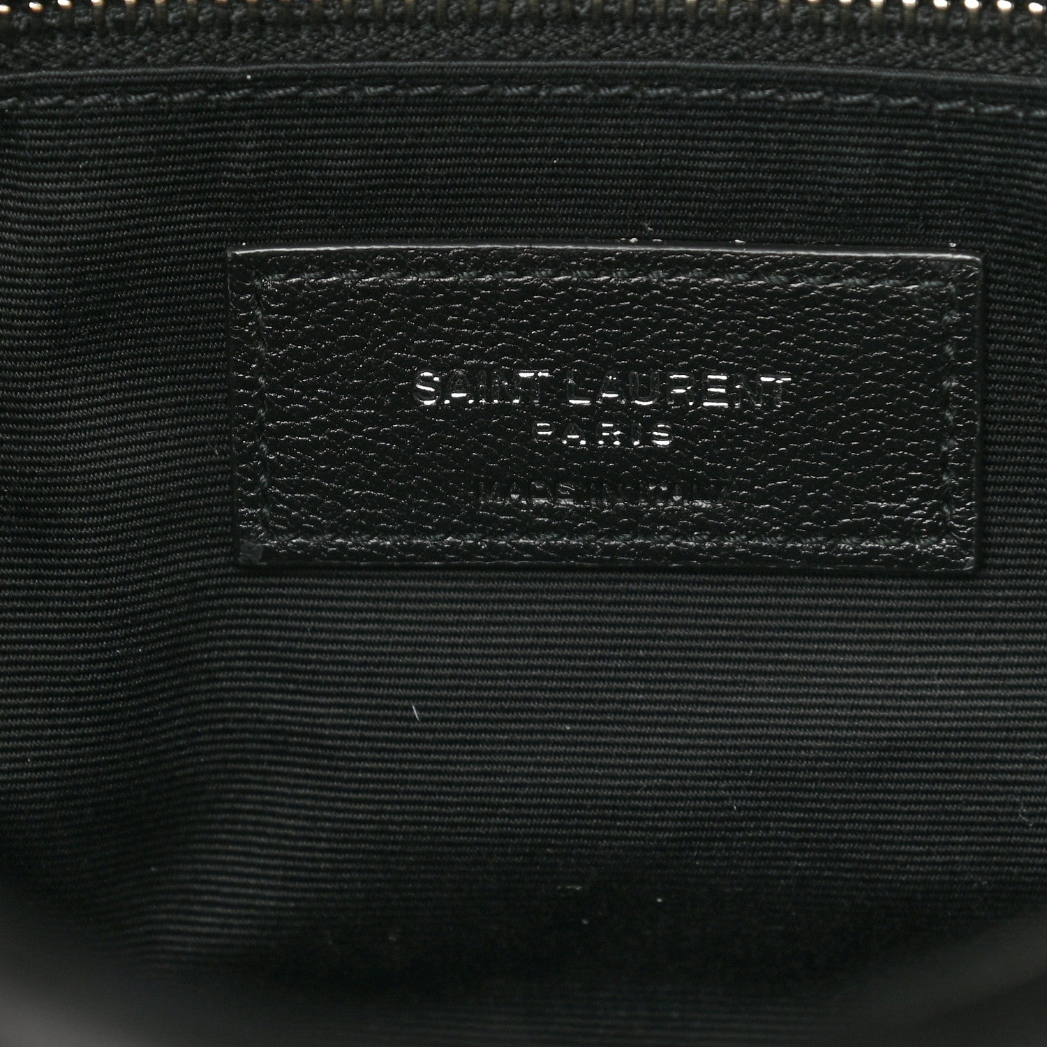 Saint Laurent Lambskin Quilted Toy Loulou Puffer Monogram Chain Satchel Black 7 of 12