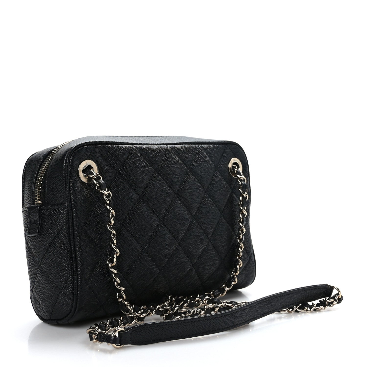 Chanel Caviar Quilted Small In & Out Camera Case Black 3 of 9