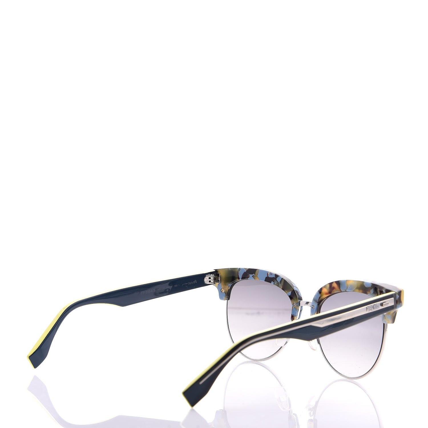Fendi Sunglasses FF 0154/S Blue Havana 4 of 8