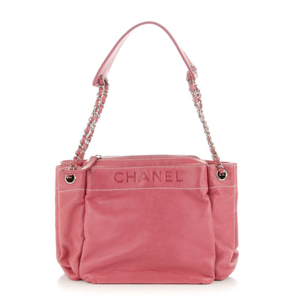 Chanel Lambskin Lax Accordion Hobo Pink 1 of 7