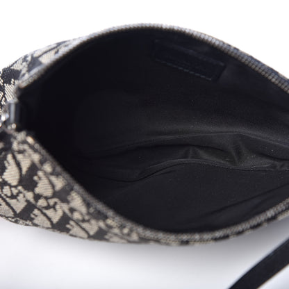 Christian Dior Monogram Mini Saddle Pochette Black 5 of 10