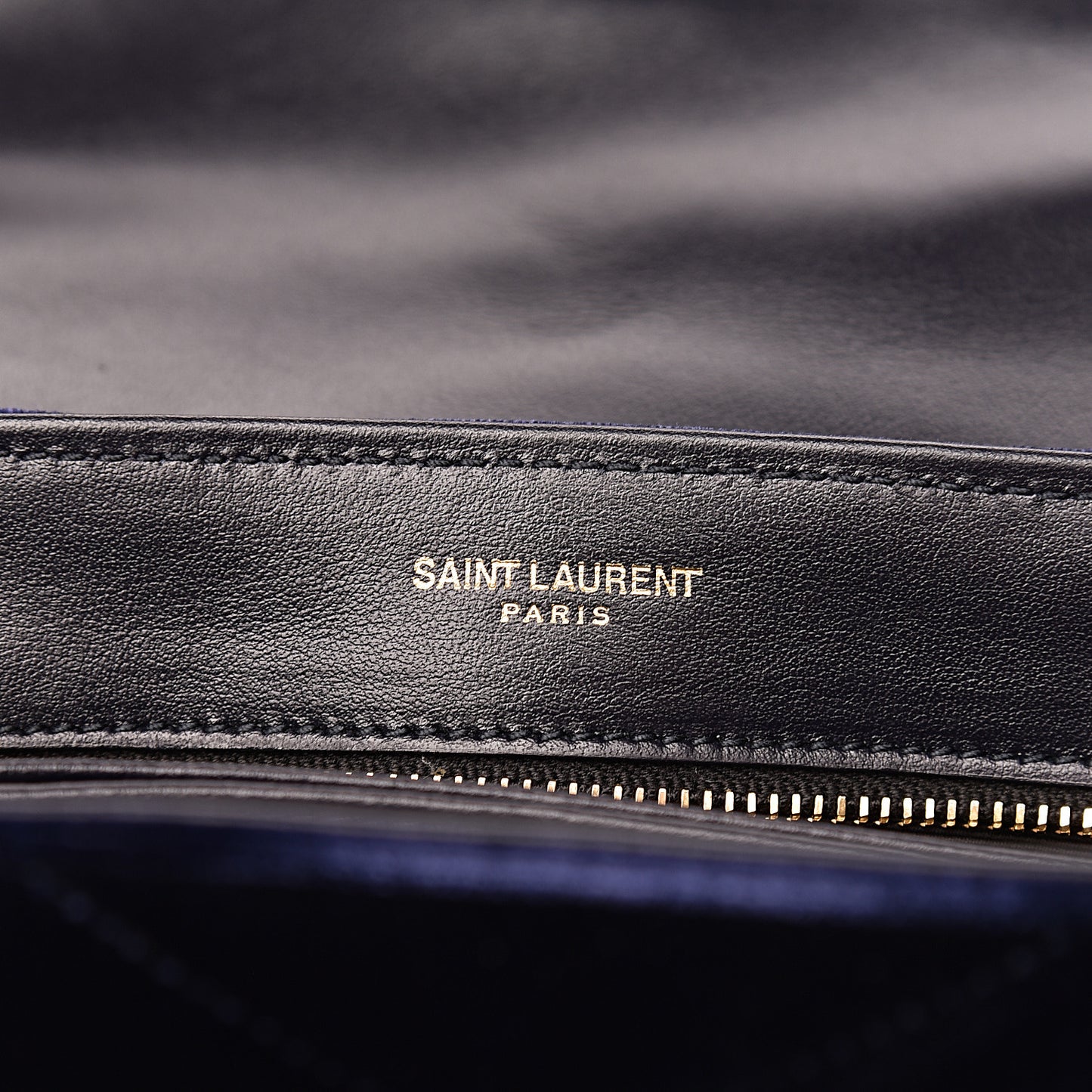Velvet Y Quilted Monogram Toy Loulou Crossbody Bag Navy