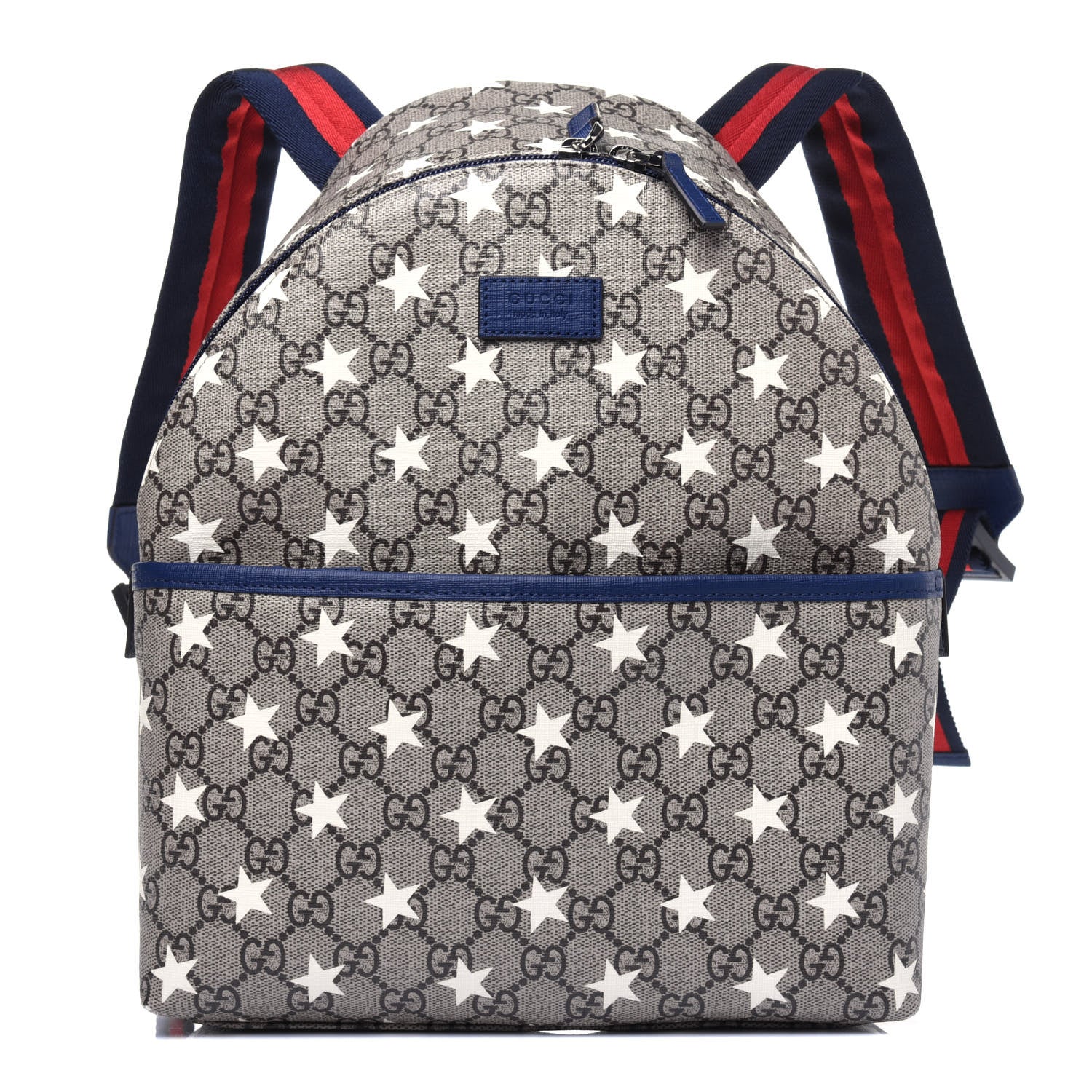 Gucci GG Supreme Monogram Stars Childrens Backpack Beige Ebony Yellow Royal 1 of 12