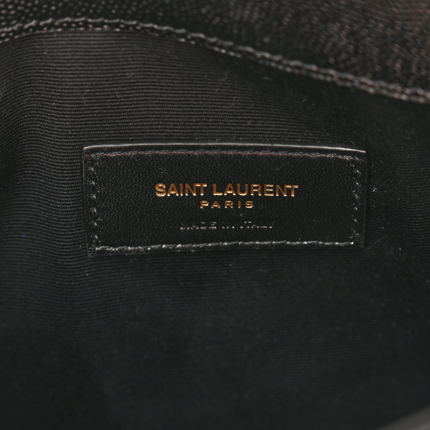 Saint Laurent Grain De Poudre Uptown Pouch Black 6 of 7