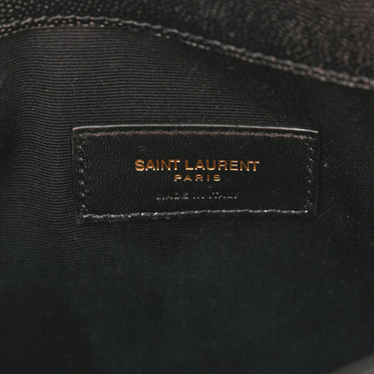 Saint Laurent Grain De Poudre Uptown Pouch Black 6 of 7