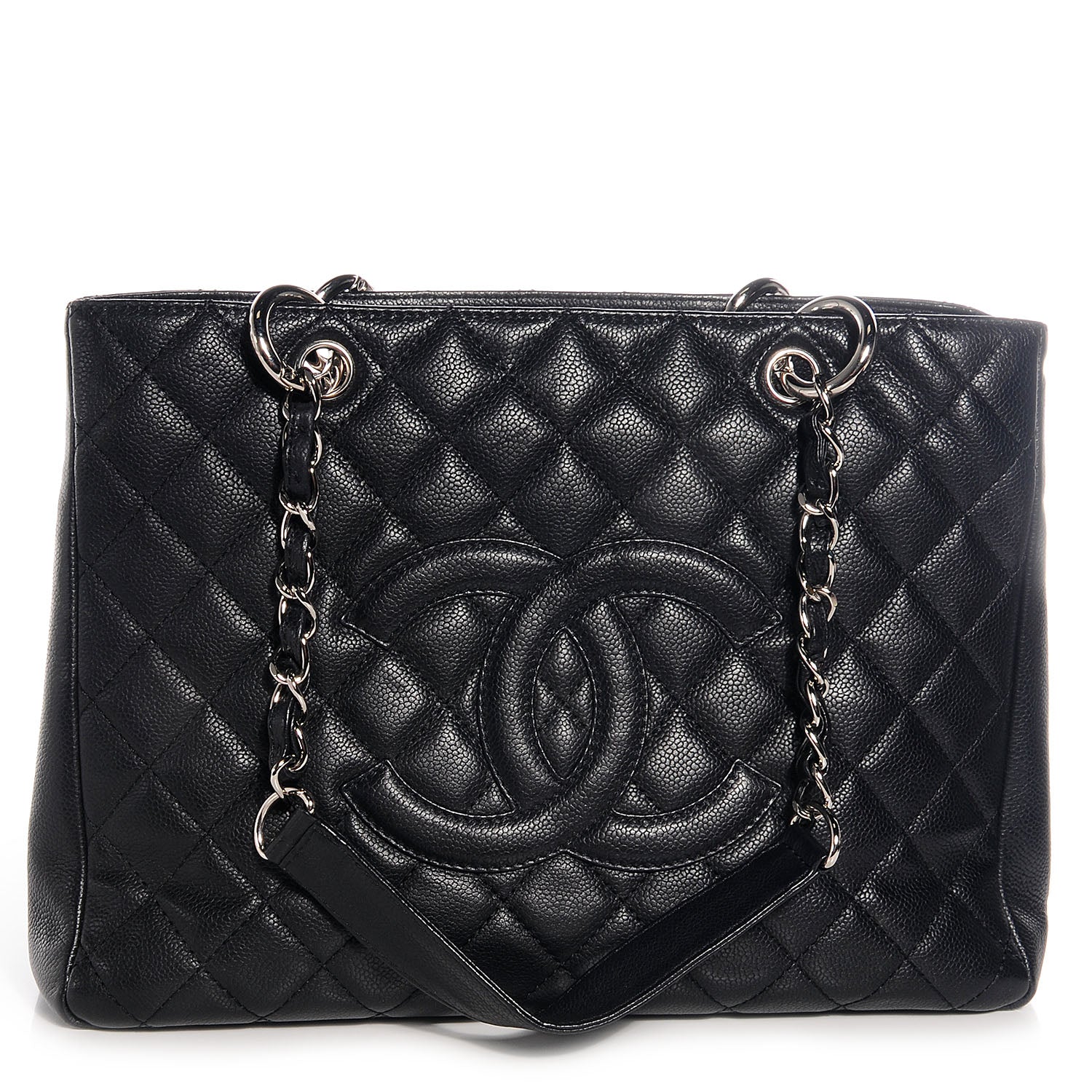 Chanel Caviar Grand Shopping Tote GST Black 1 of 7