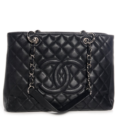 Chanel Caviar Grand Shopping Tote GST Black 1 of 7
