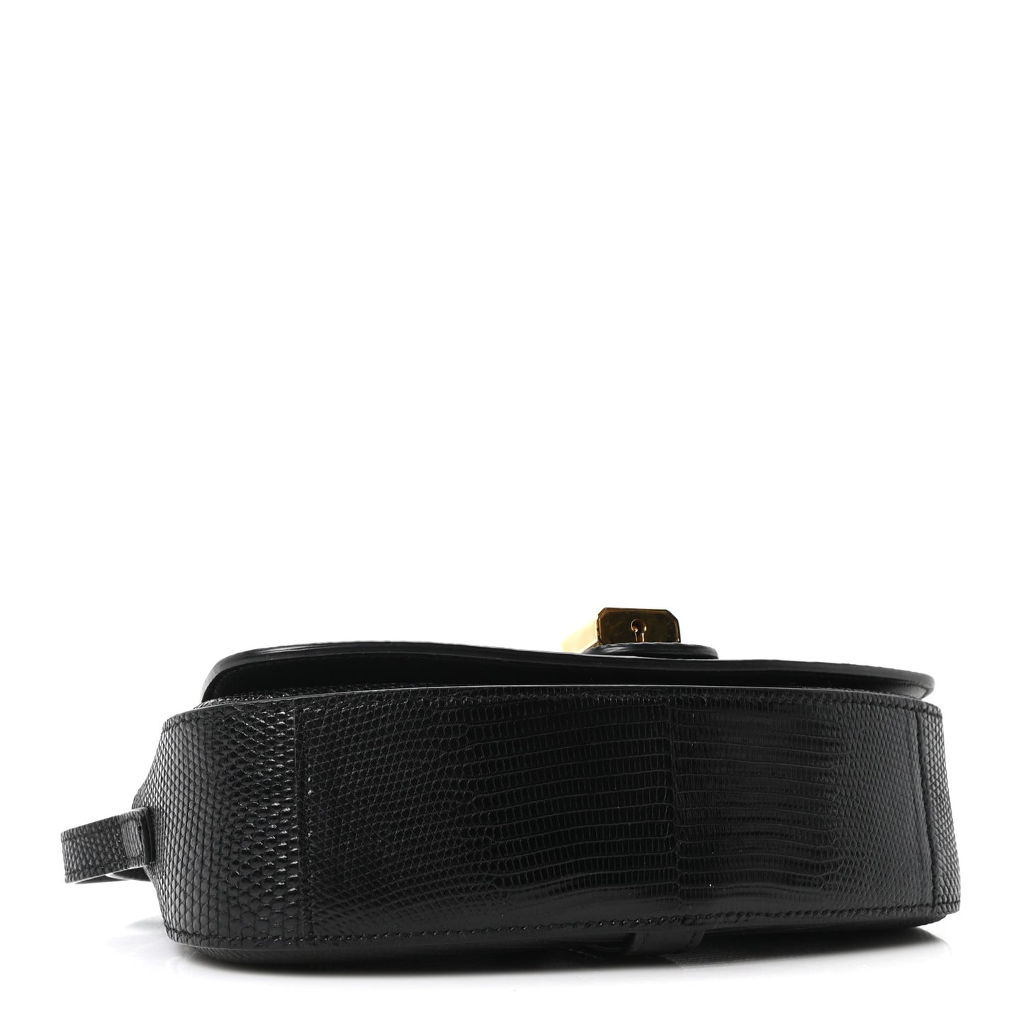 Lizard Tabou Clutch On Strap Black