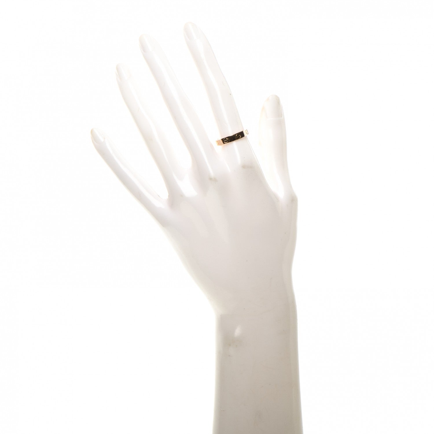 Cartier 18K Pink Gold 4mm LOVE Wedding Band Ring 54 7 2 of 5