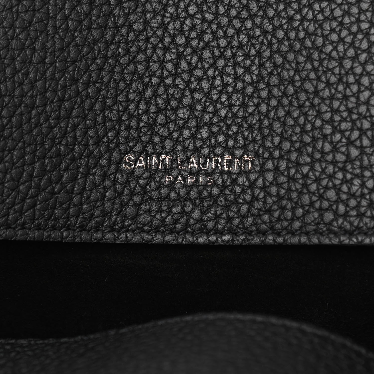 Saint Laurent Grained Calfskin Medium Souple Sac De Jour Duffle Black 6 of 12