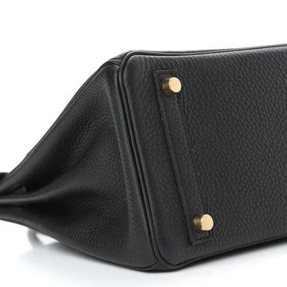Hermes Togo Birkin 25 Black 8 of 10