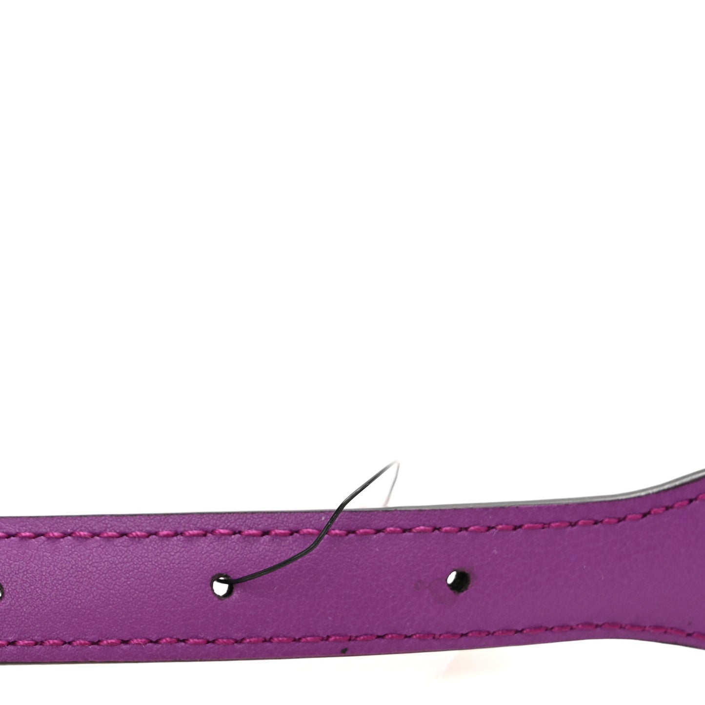 Efesto Leather Womens Horsebit 15/23mm Belt 75 30 Purple