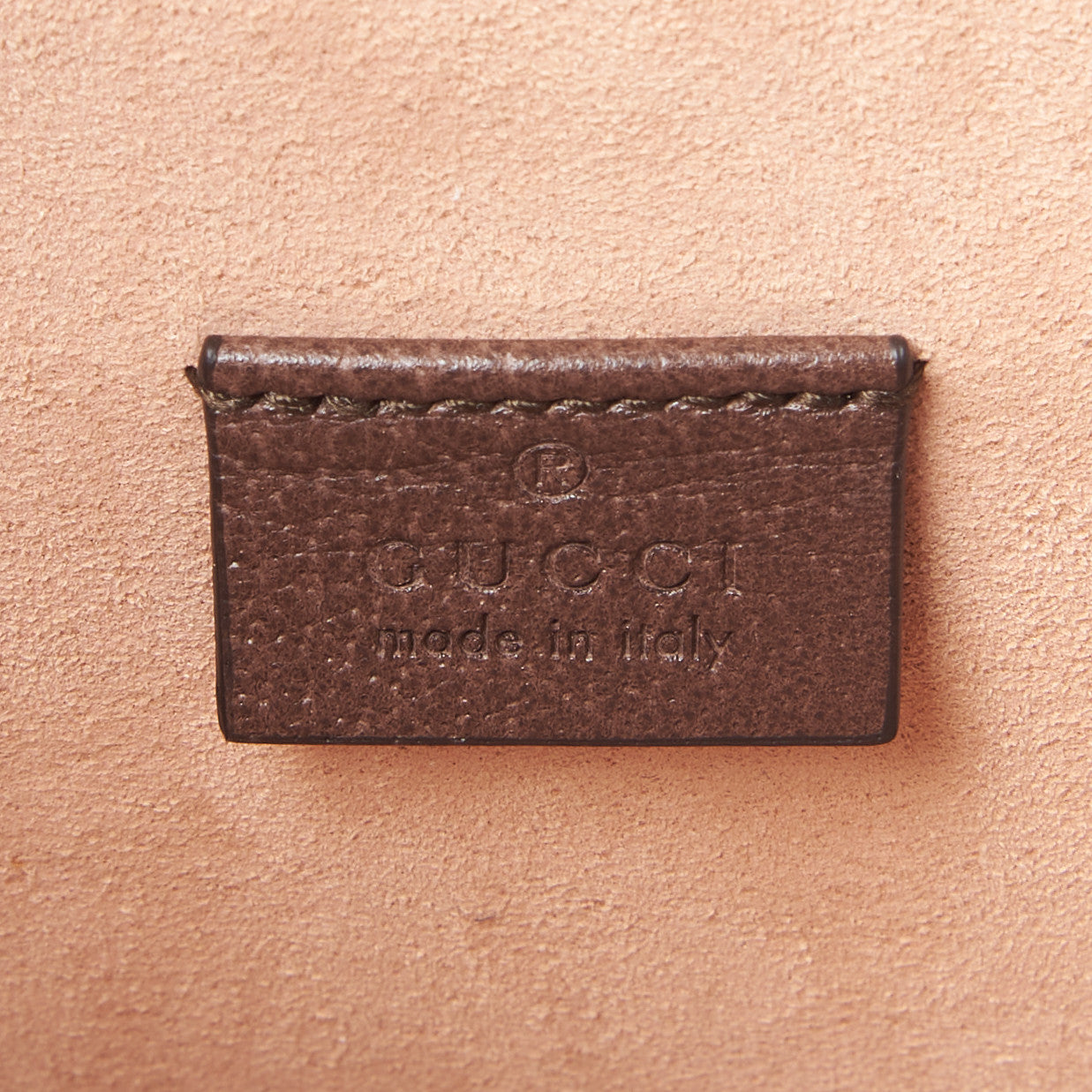 Grained Calfskin Web Totem Three Piece Monogram Shoulder Bag Dark Brown
