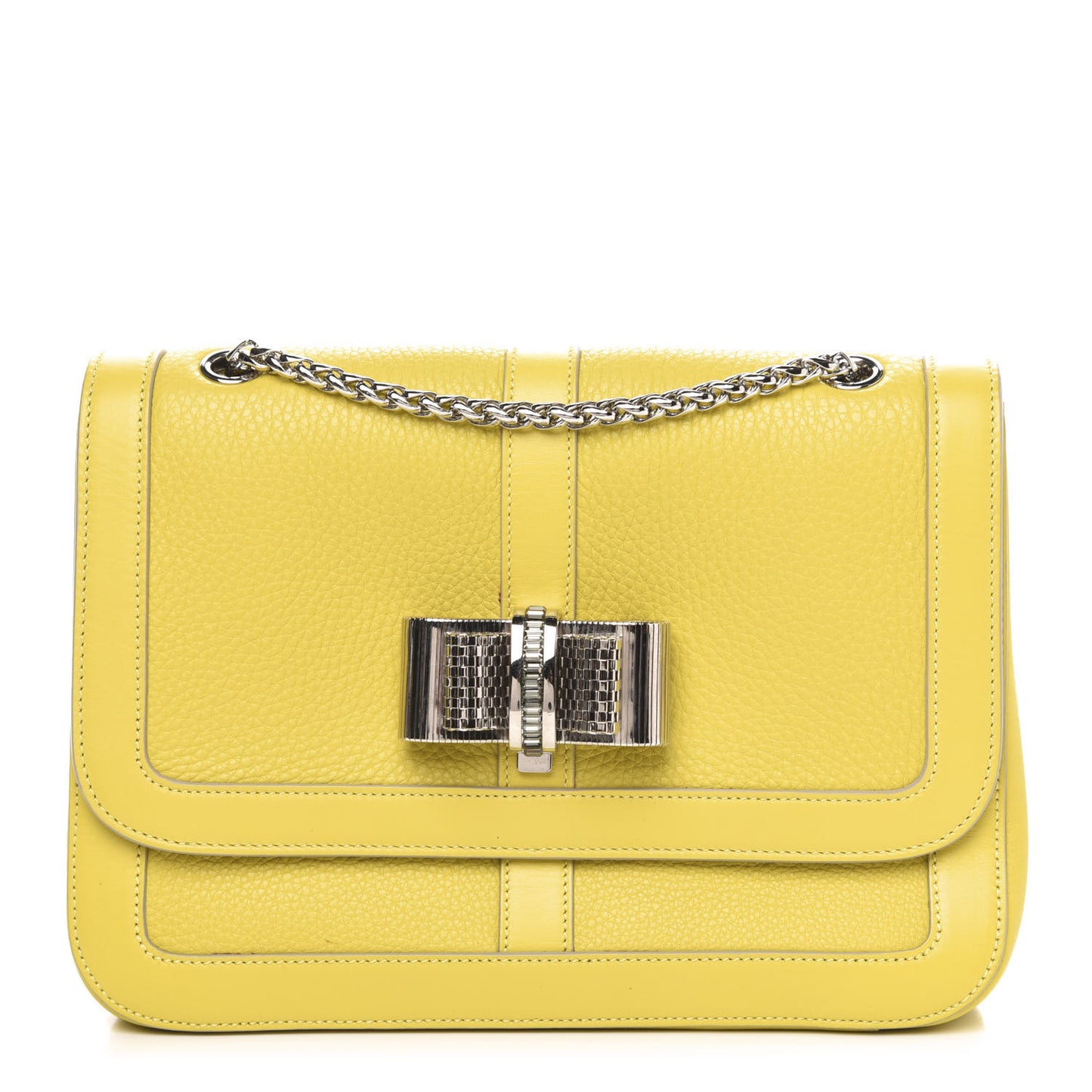 Calfskin Small Sweet Charity Shoulder Bag Mimosa
