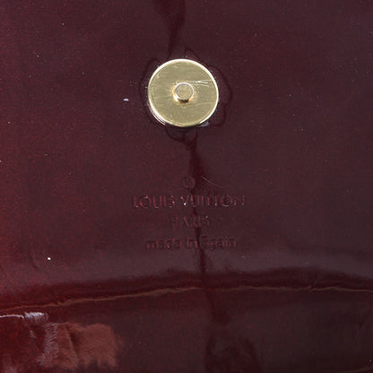 Louis Vuitton Patent Sobe Clutch Amarante 6 of 8