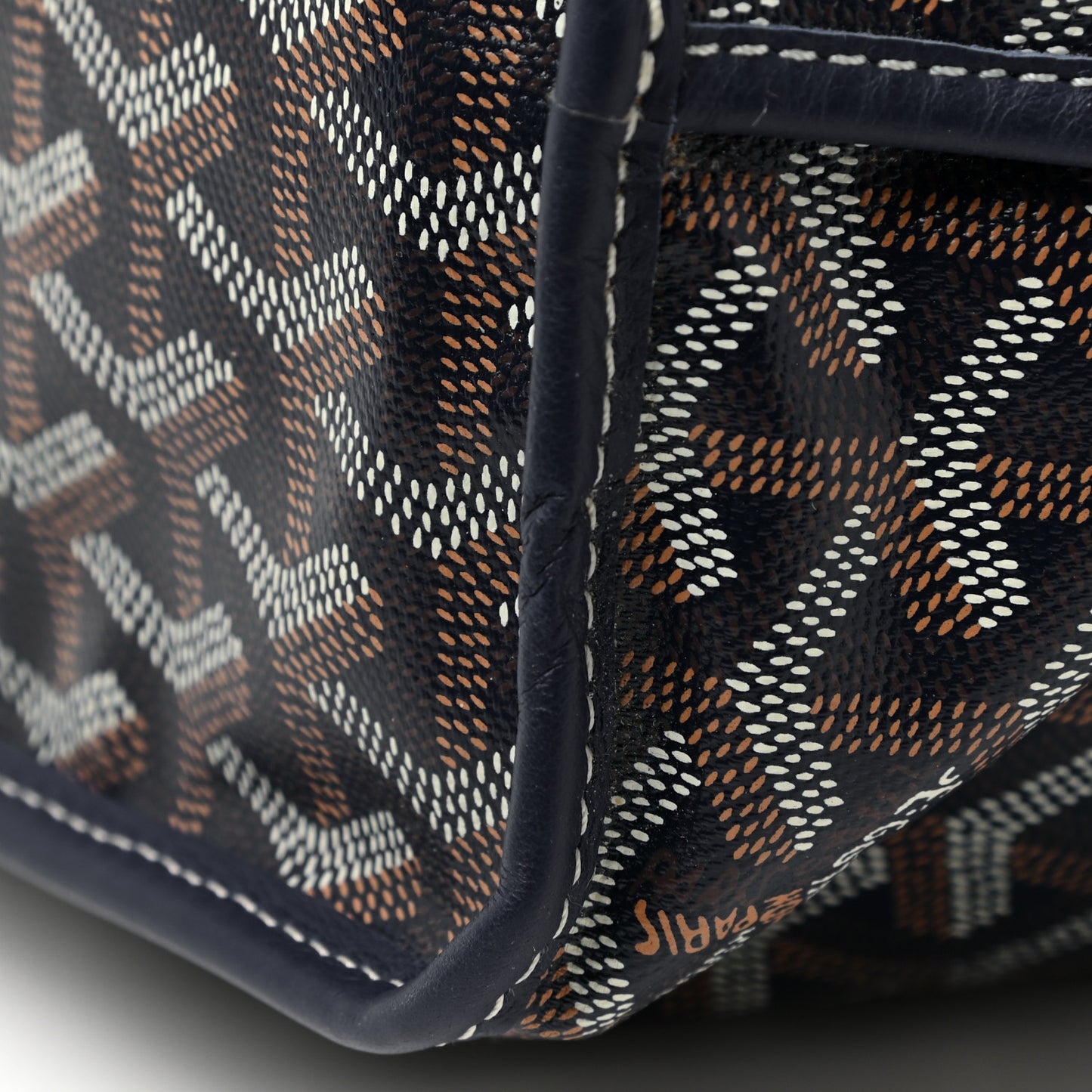 Goyardine Reversible Anjou PM Navy