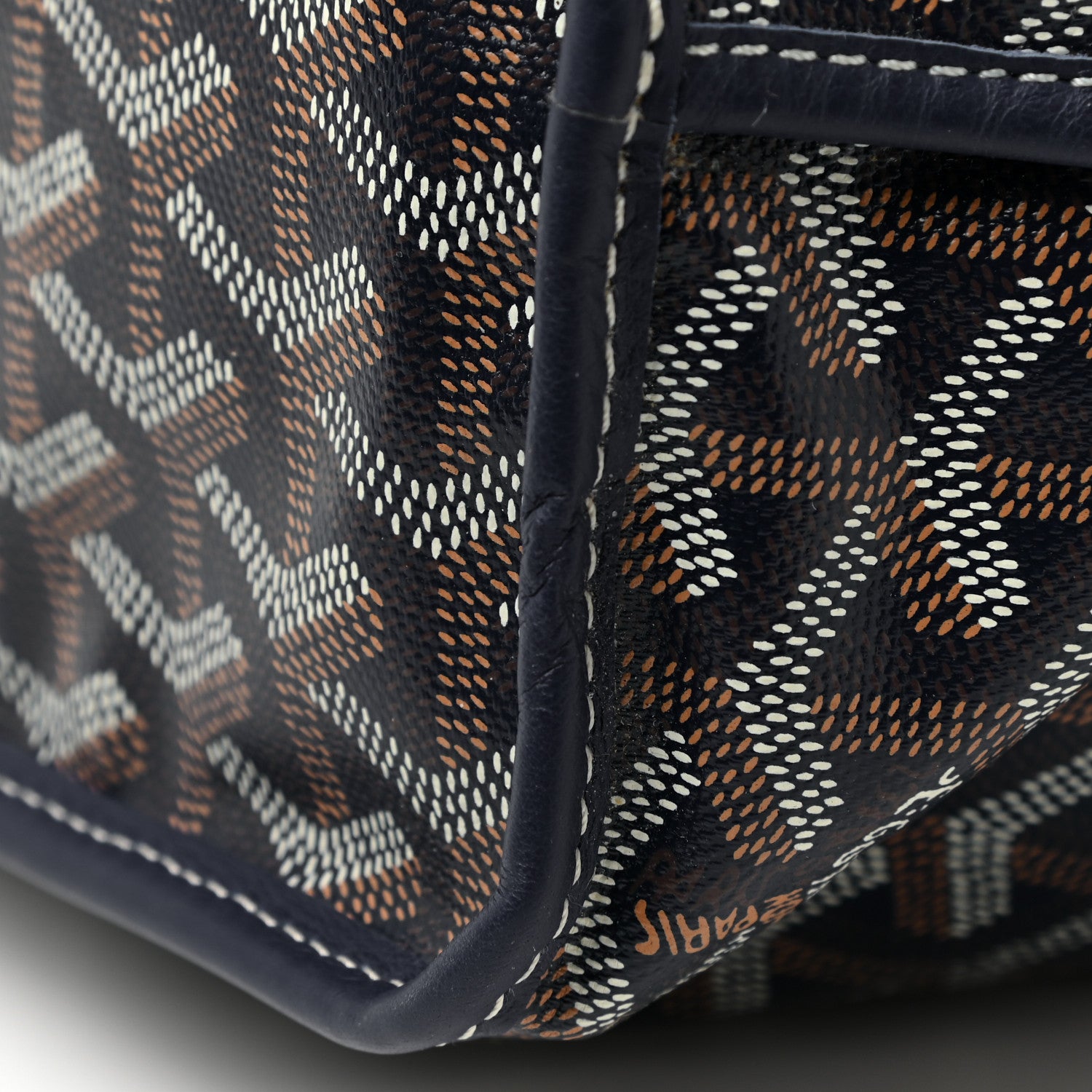 Goyard Goyardine Reversible Anjou PM Navy 14 of 15