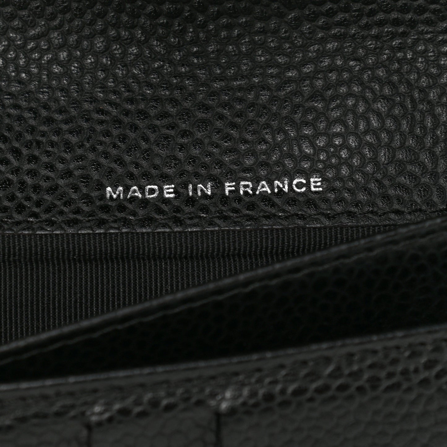 Caviar Quilted Large Flap Wallet Black