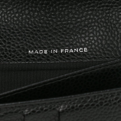 Chanel Caviar Quilted Large Flap Wallet Black 7 of 9