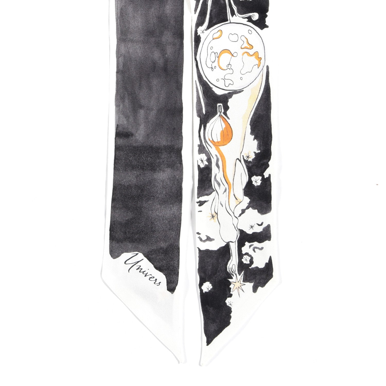 Christian Dior Silk ABCDior U Mitzah Black White 2 of 4