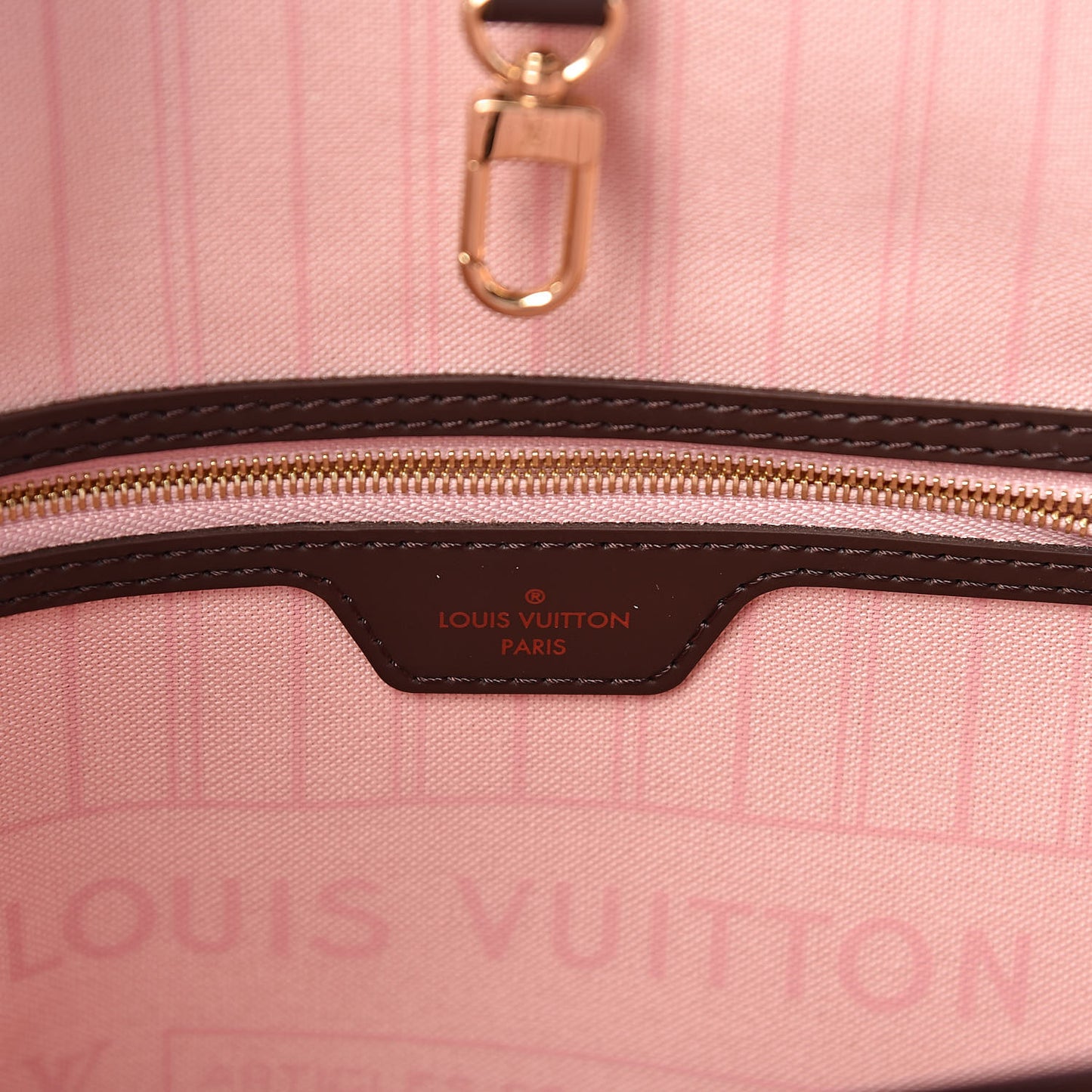 Damier Ebene Neo Neverfull MM Rose Ballerine