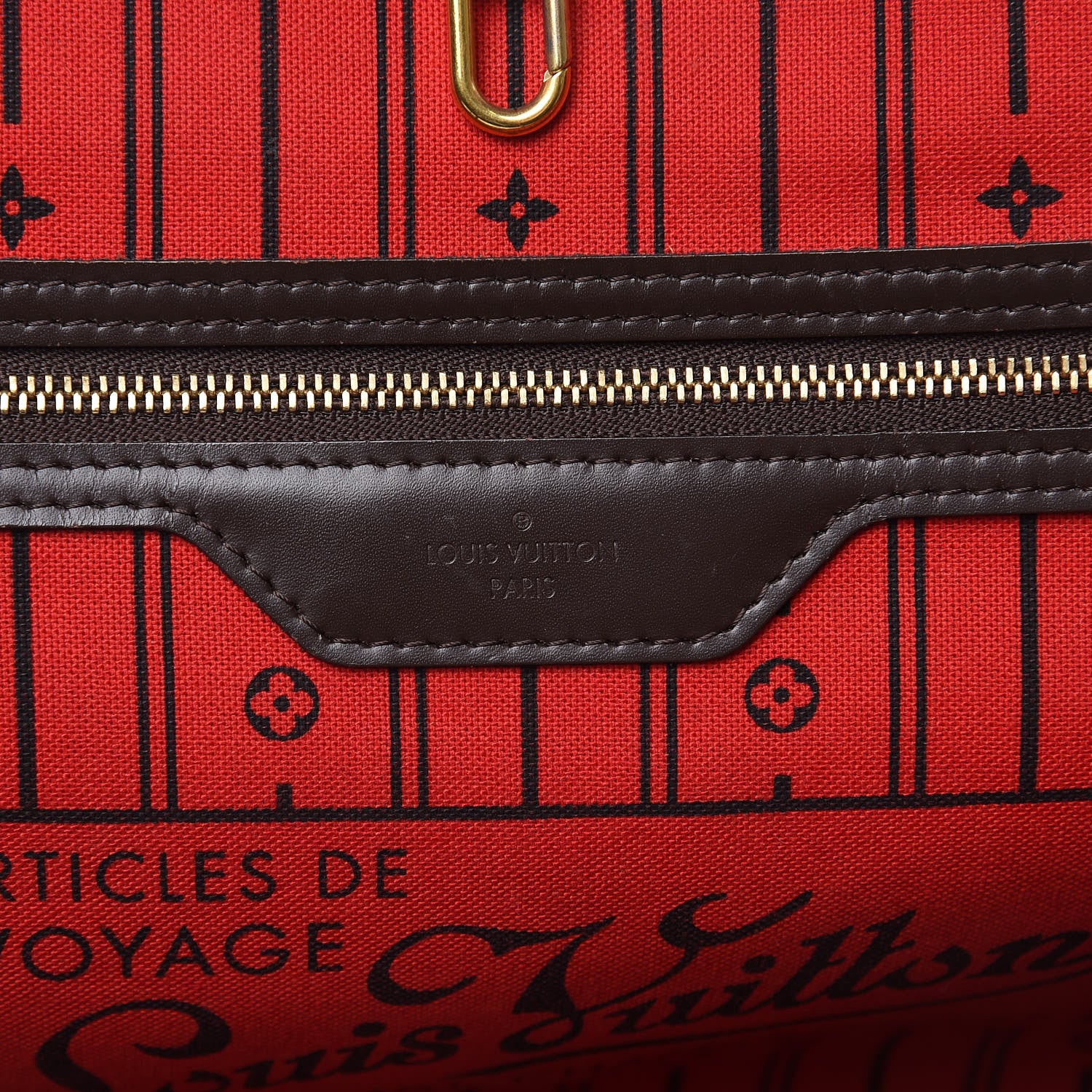 Louis Vuitton Damier Ebene Neverfull MM 6 of 20