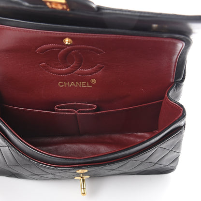 Chanel Lambskin Quilted Small Double Flap Black 4 of 8