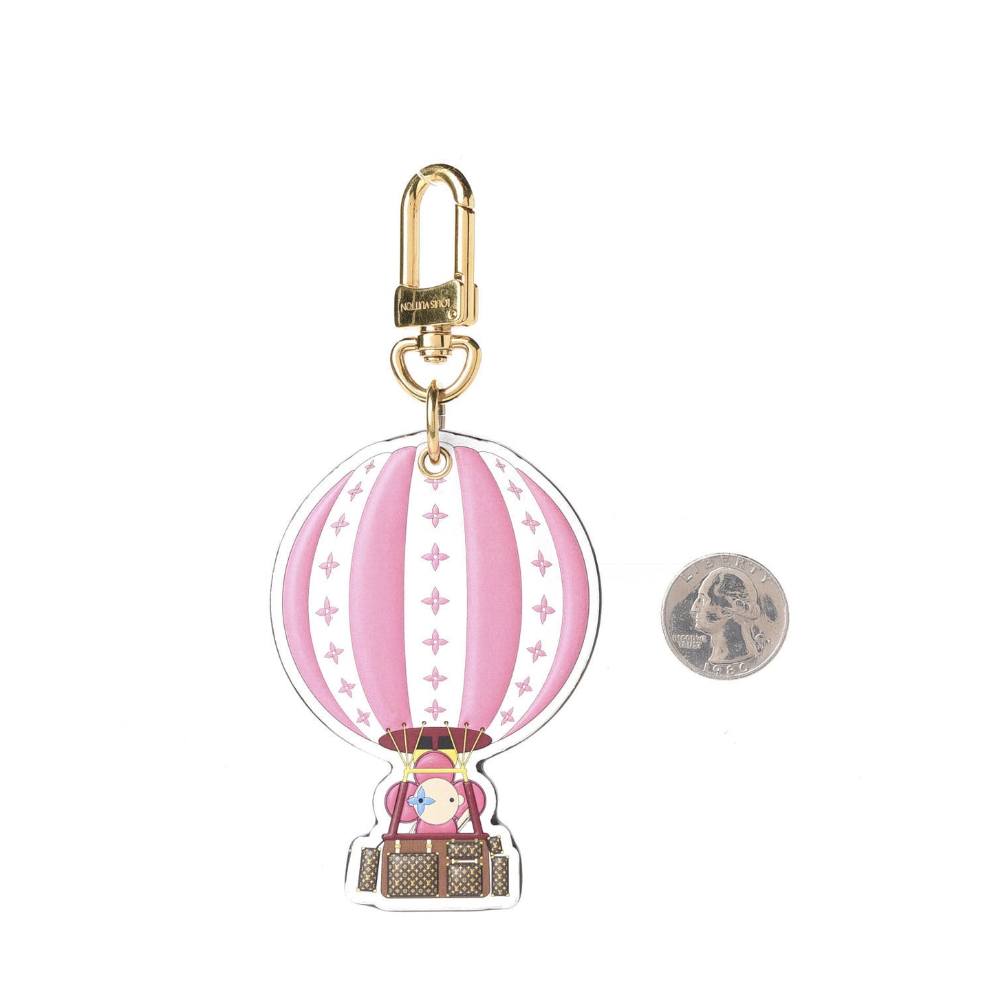 Monogram 2019 Christmas Animation Shanghai Bag Charm Key Ring