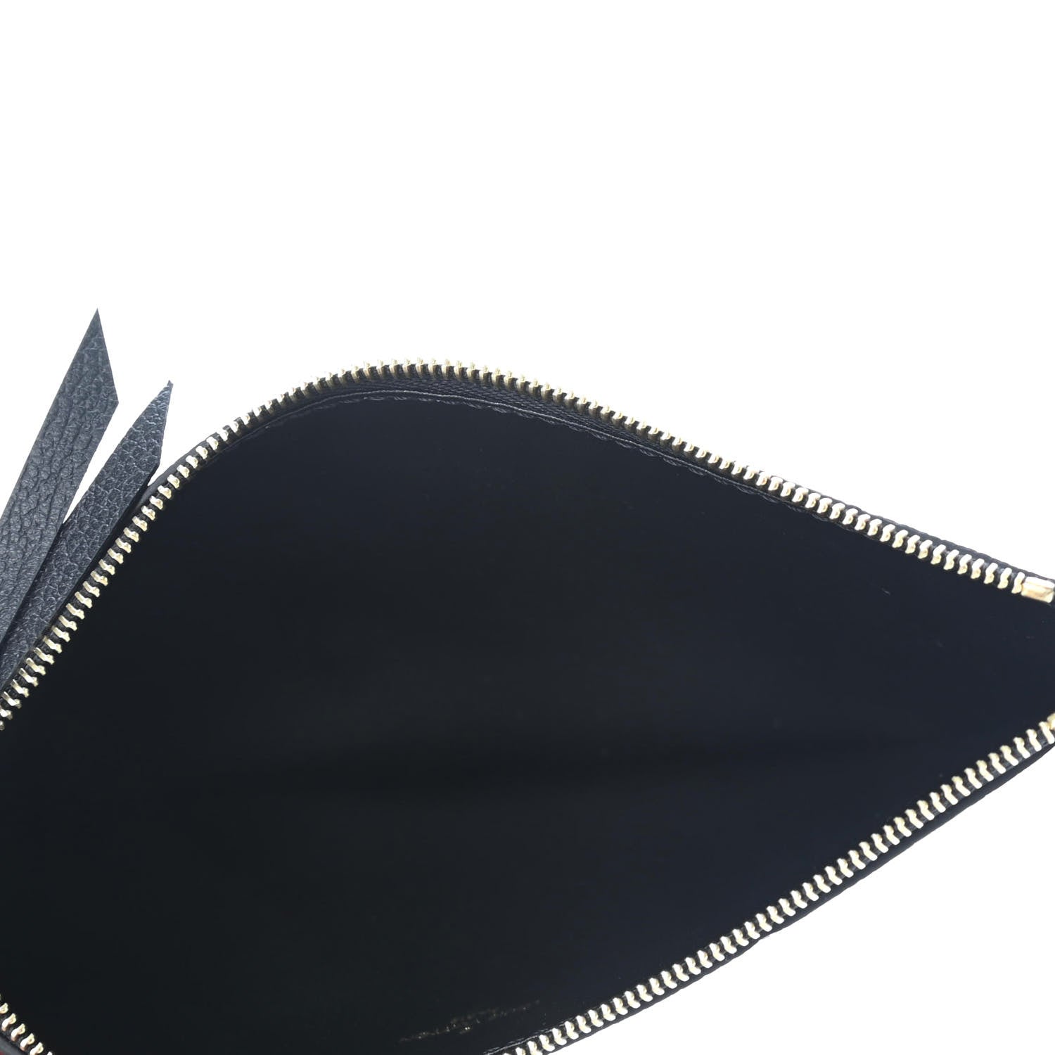 Louis Vuitton Empreinte Felicie Chain Wallet Zippered Insert Black 5 of 6
