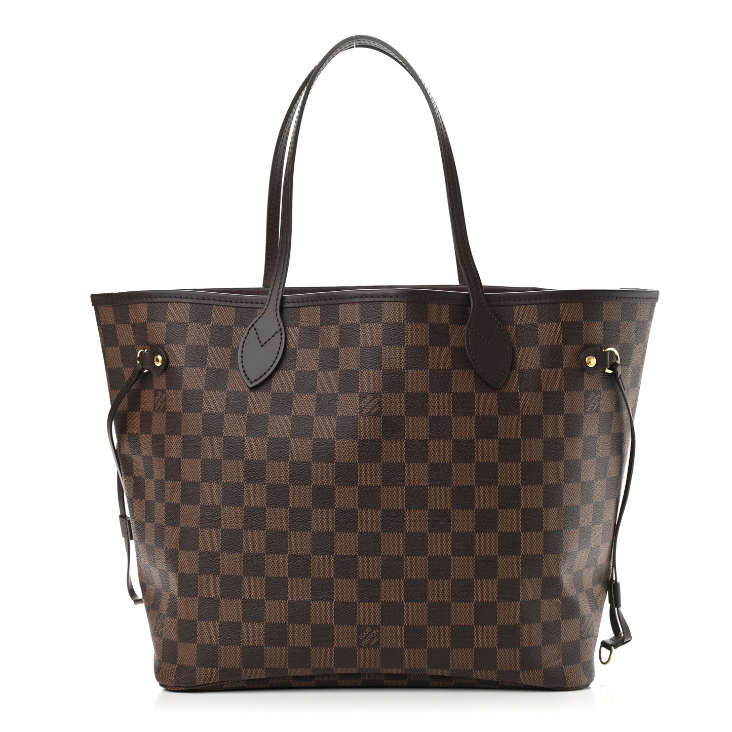 Damier Ebene Neo Neverfull MM Rose Ballerine