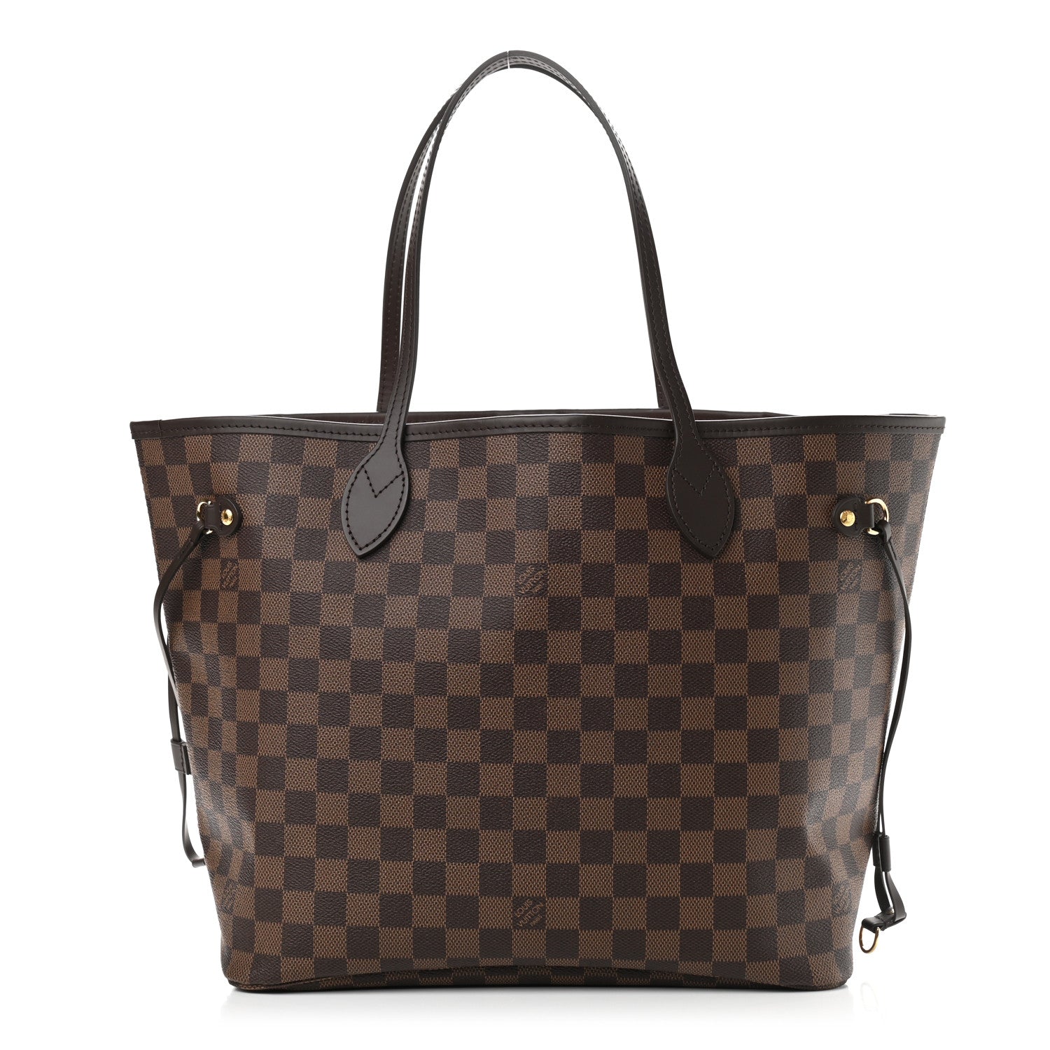Louis Vuitton Damier Ebene Neo Neverfull MM Rose Ballerine 3 of 11