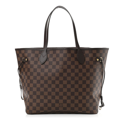 Louis Vuitton Damier Ebene Neo Neverfull MM Rose Ballerine 4 of 21