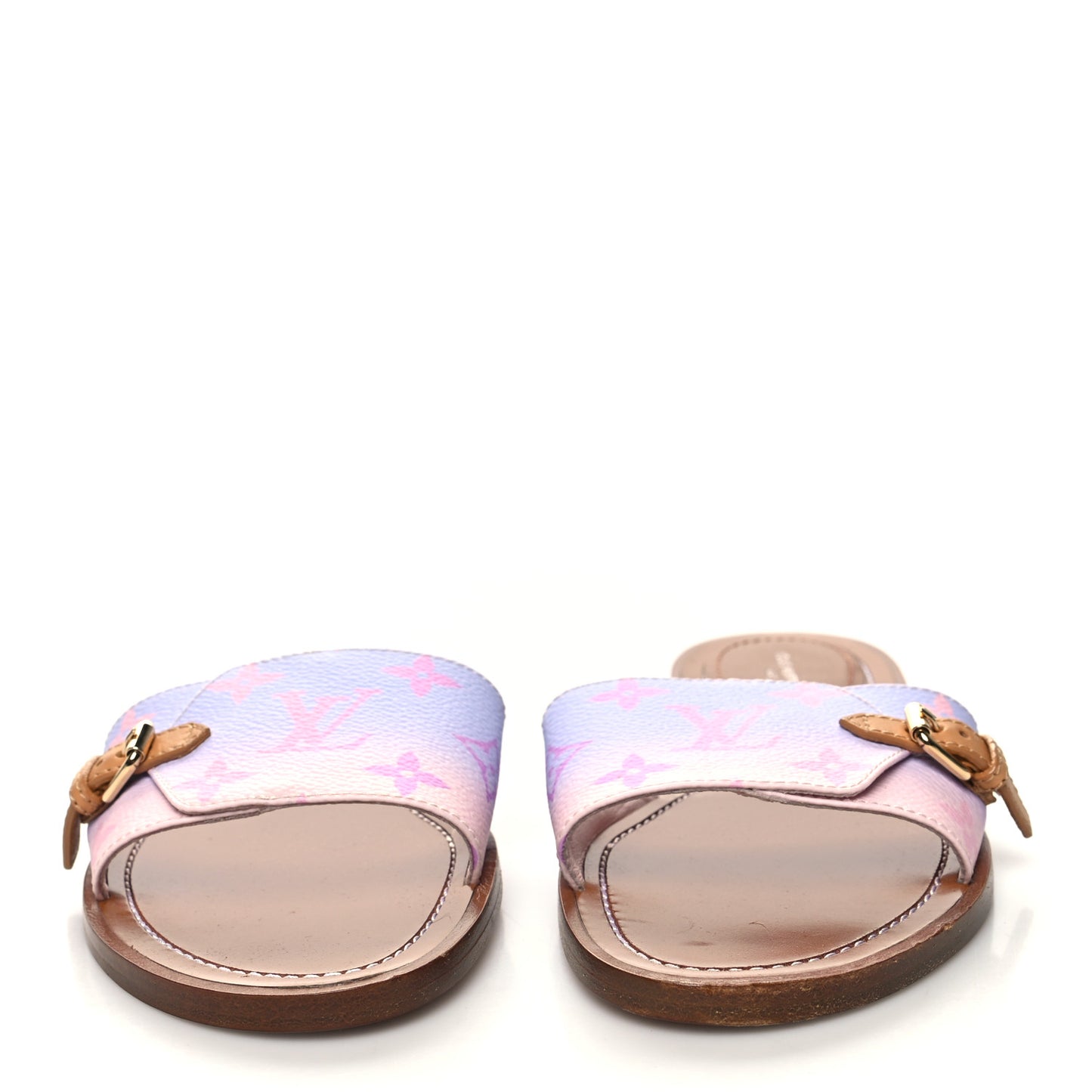 Monogram Spring in the City Lock It Flat Mule 37.5 Sunrise Pastel