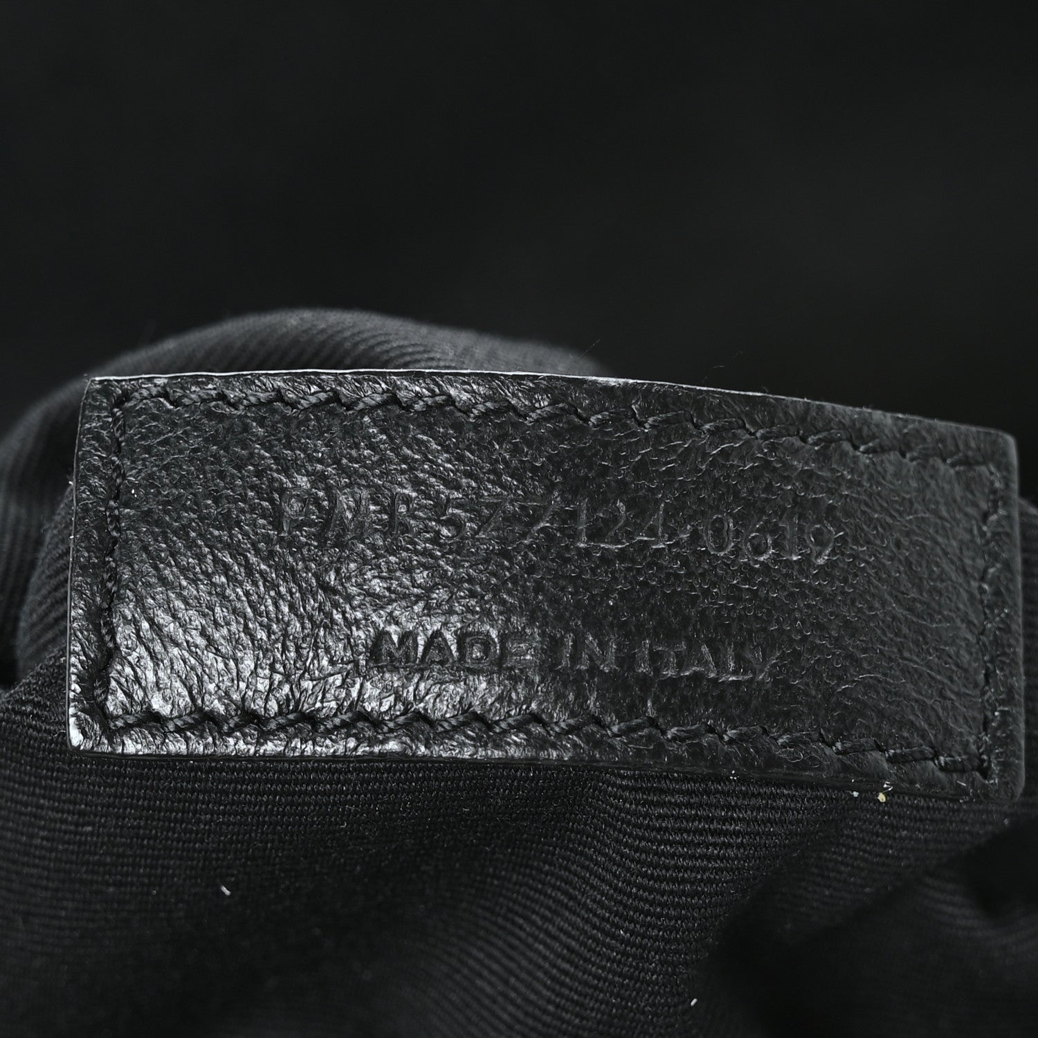 Saint Laurent Crinkled Calfskin Matelasse Monogram Niki Body Bag Black 7 of 9