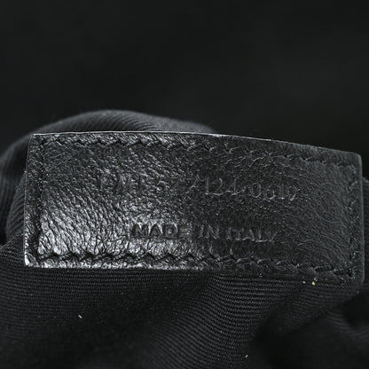Saint Laurent Crinkled Calfskin Matelasse Monogram Niki Body Bag Black 7 of 9