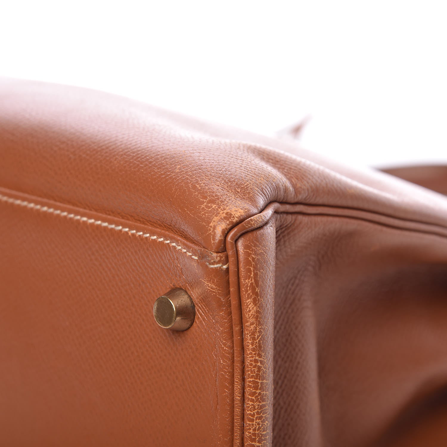 Hermes Courchevel Kelly Retourne 35 Gold 39 of 40