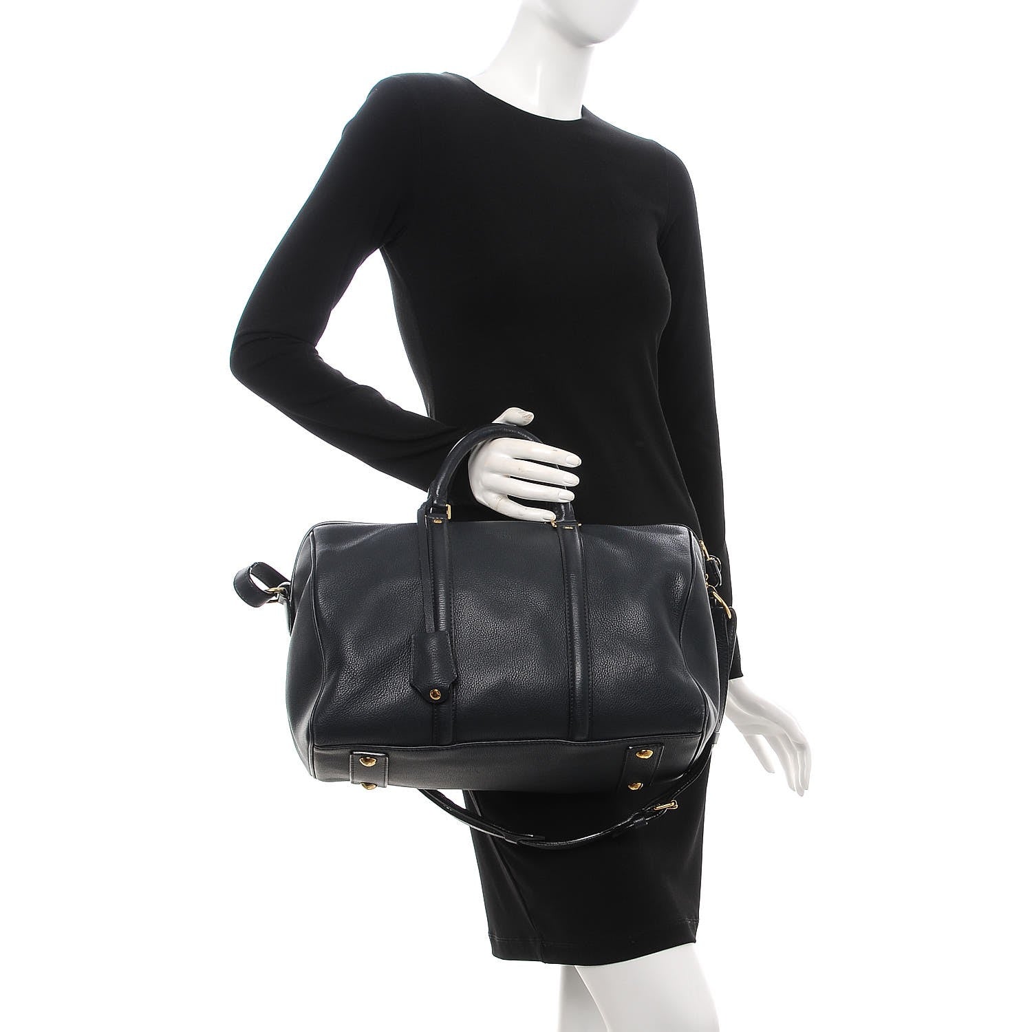 Louis Vuitton Veau Cachemire SC Bag MM Cobalt 3 of 8