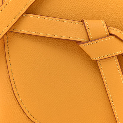 Loewe Calfskin Mini Gate Tote Mustard Yellow 8 of 15