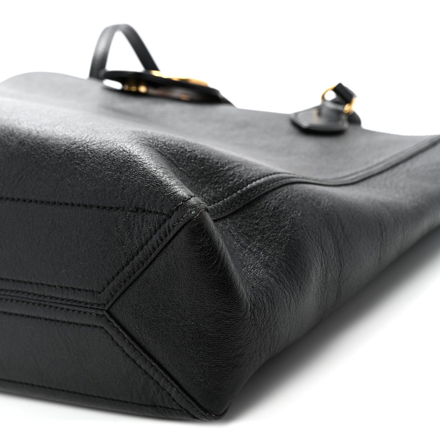 Gucci New Sakai Calfskin Lux Medium Dahlia Tote  Black 11 of 12