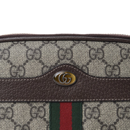 Gucci GG Supreme Monogram Ophidia Belted iPhone Case 85 34 Dark Brown 10 of 11