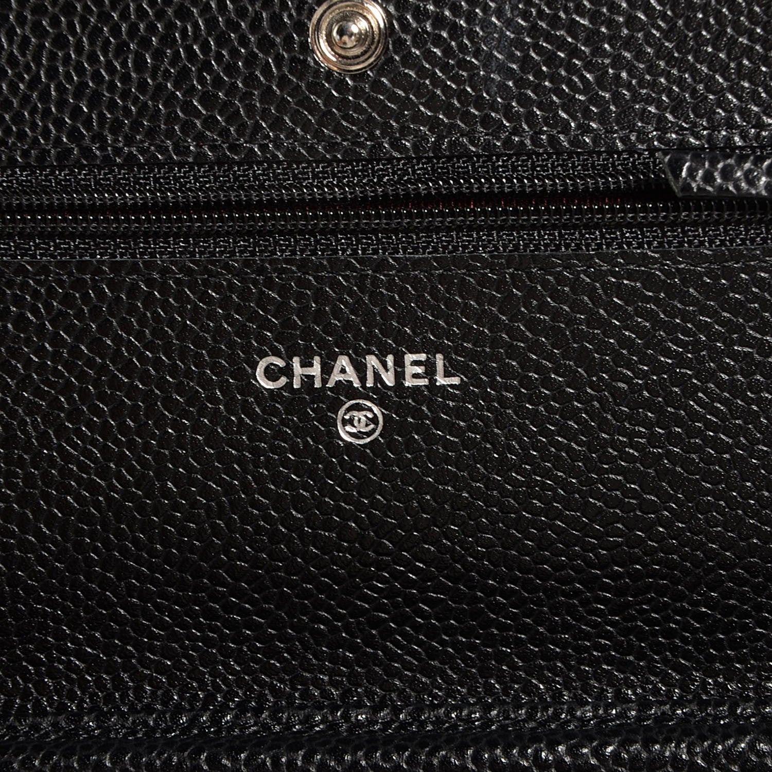 Chanel Caviar Quilted Wallet On Chain WOC Black 7 of 9