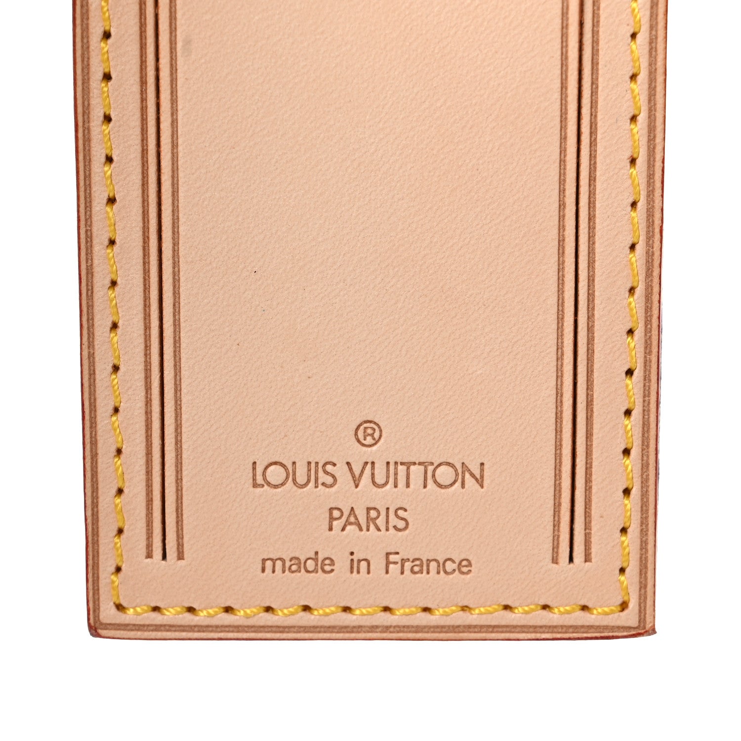 Louis Vuitton Vachetta Luggage Tag 3 of 4