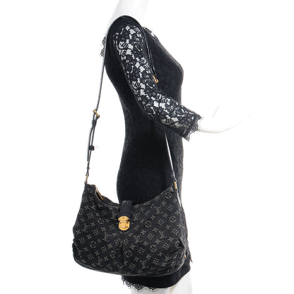 Louis Vuitton Monogram Slightly Denim Black 2 of 8