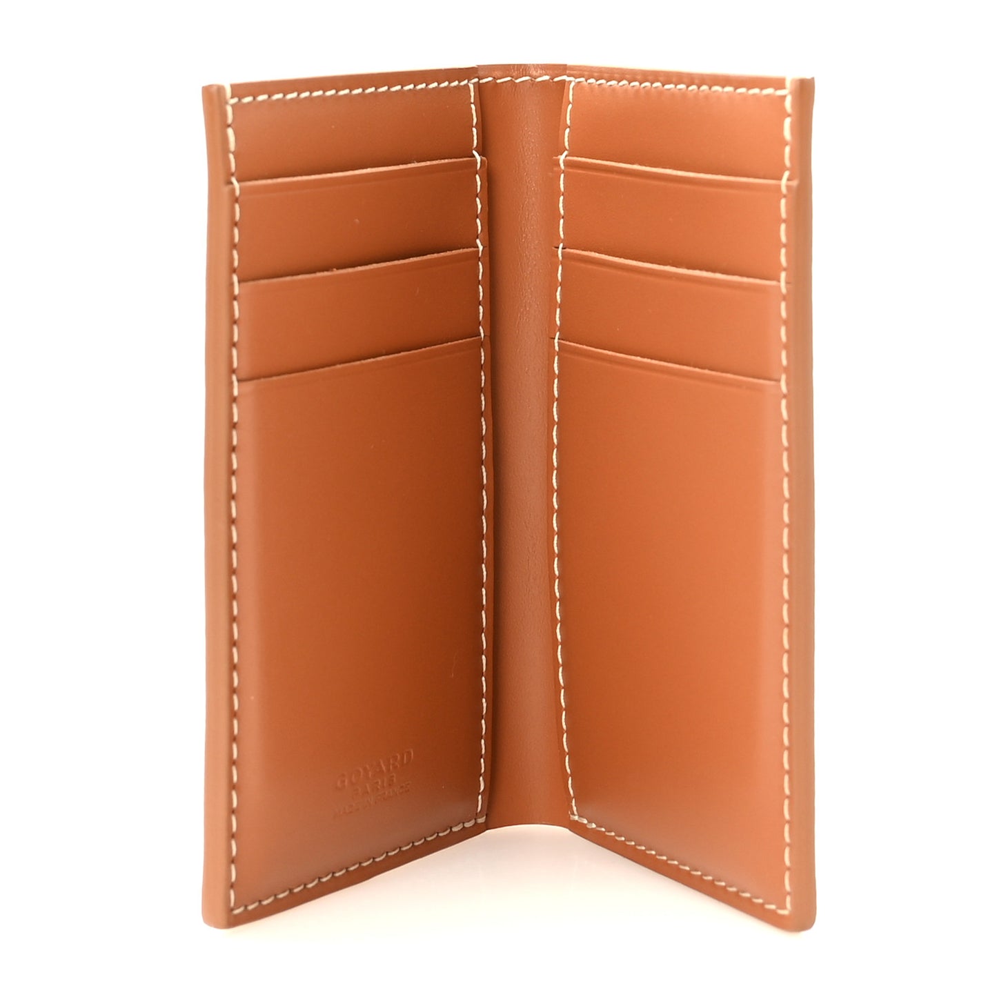 Goyardine Saint Pierre Card Holder Black Gold