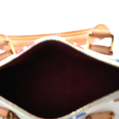 Louis Vuitton Monogram Multicolor Mini Sac HL Speedy White 5 of 11